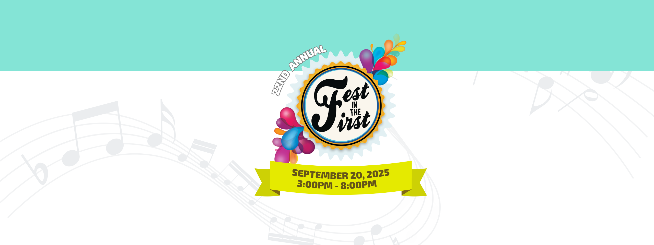 Fest in the First General Banner